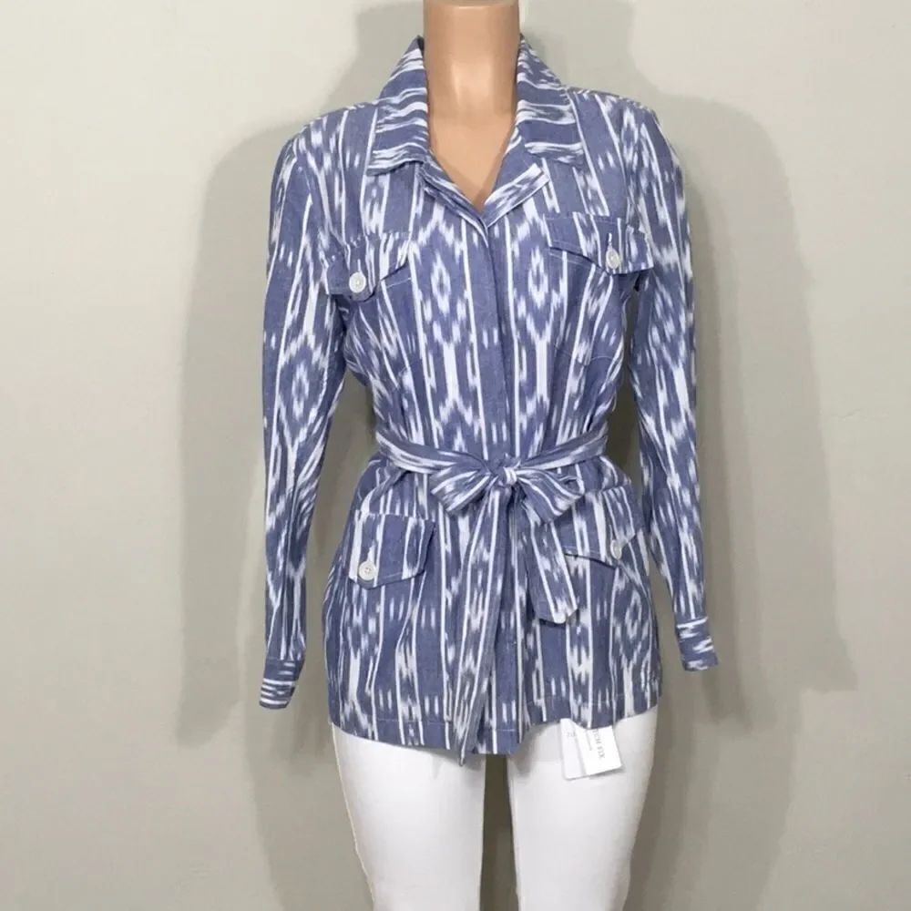 New. Karen Kane belted cargo jacket. NWOT